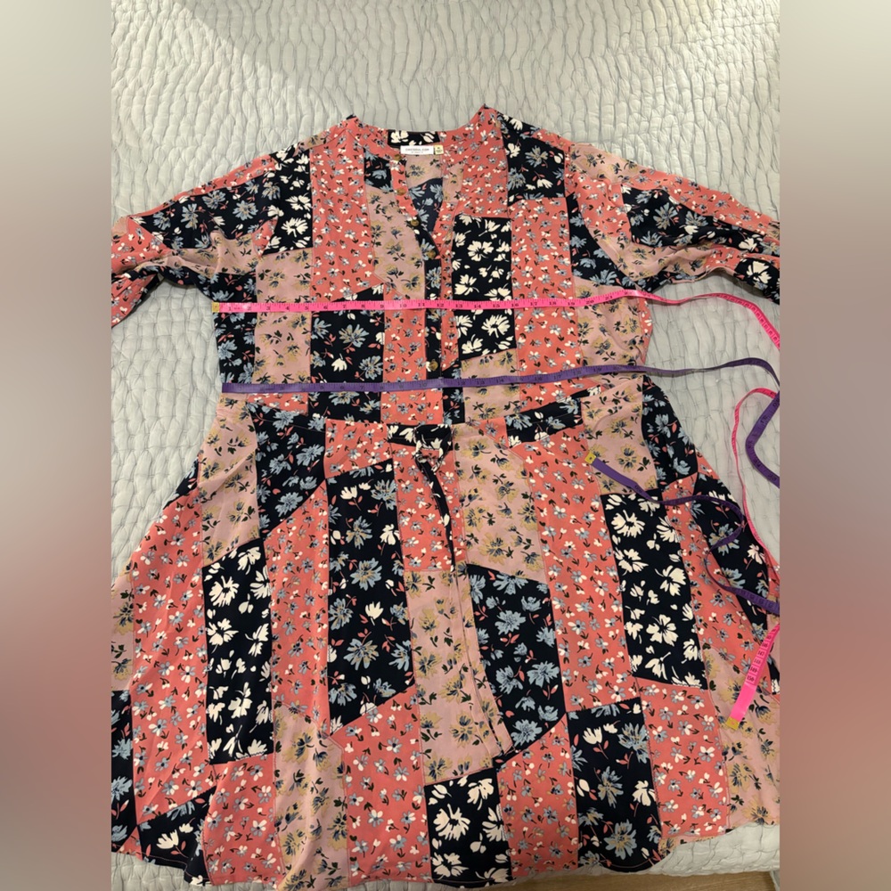 CHICSOUL Pretty Patchwork Look Dress, XL - Picture 8 of 9